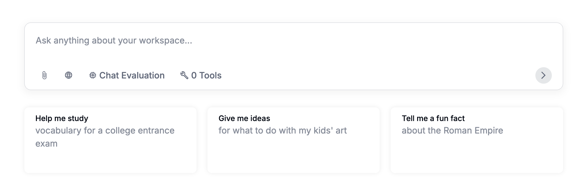 Suggestions