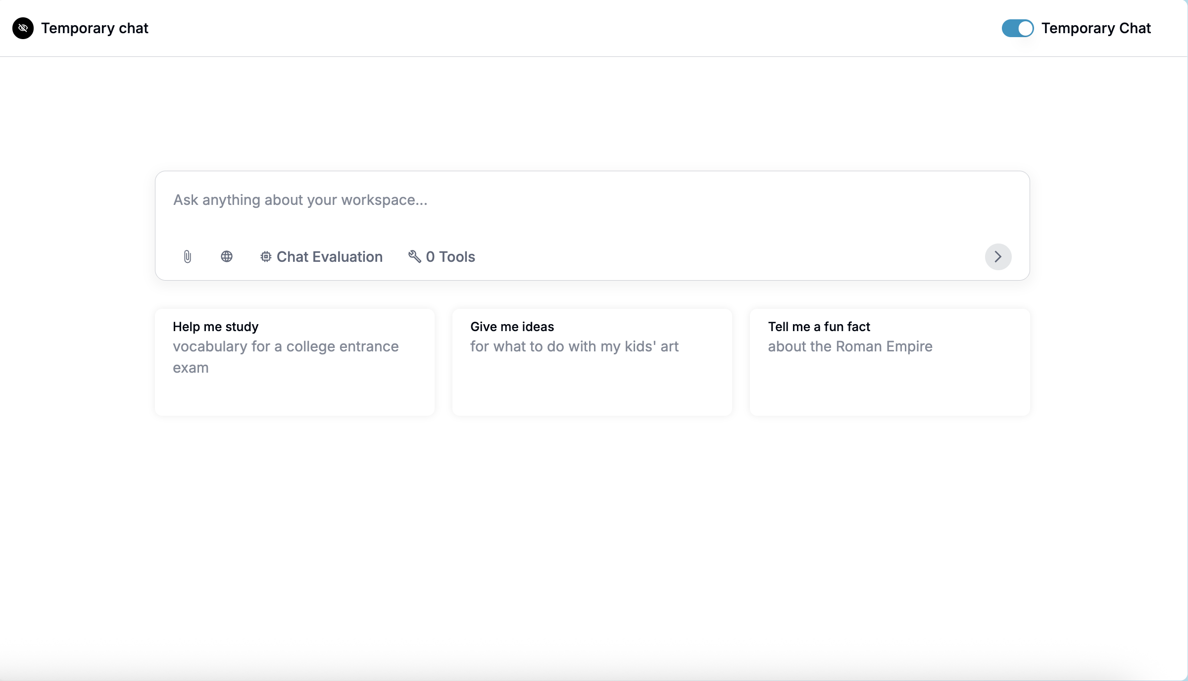 Temporary page