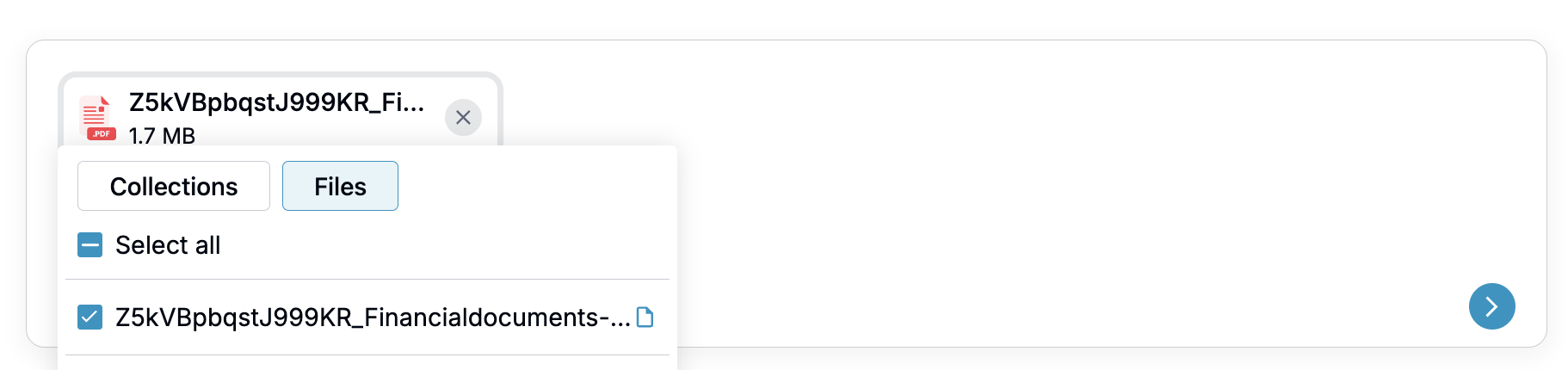 Upload file